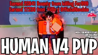 Human V4 Is TOO OP For PVP in Blox Fruits (Race V4)