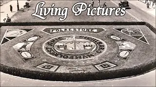 Living Flower Pictures and Floral Letters on Vintage Postcards