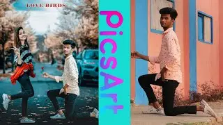 PicsArt Love ❤️ Photo Editing Tutorial || Cute Couple's Photo Editing In PicsArt ||