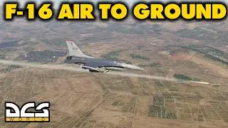 F-16 Air to Ground Squad strike Guns Rockets and Missiles in DCS World