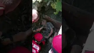 Спасение дедушки из погреба. #мчсроссии #службаспасения #помощьлюдям #спасатели #чп #чс #сво #псп
