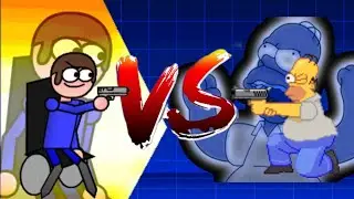 Dave vs Homero || Mugen 