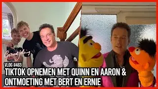 TIKTOK OPNEMEN MET QUINN EN AARON & ONTMOETING MET BERT EN ERNIE - GERARD JOLING - VLOG 