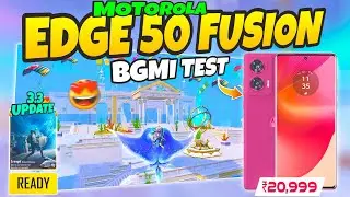 🔥Moto Edge 50 Fusion 5G BGMI ( Poseidon Mode 3.3 ) Test on Fps Meter