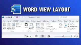 How to Change View Layout Quickly in Word 2026