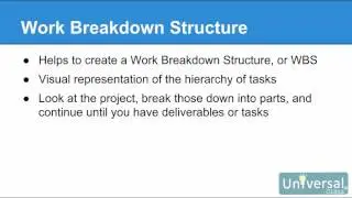 Lesson 3: Defining and Creating Projects - Universal Class Microsoft Project 2016