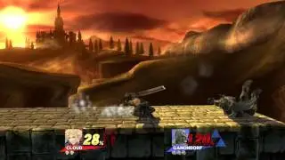 Sm4sh [SLAJ] Cloud (RNGeezy) v. Ganondorf (Frank)