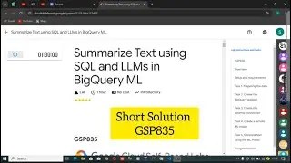 Summarize Text using SQL and LLMs in BigQuery ML 