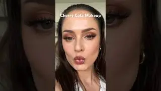 🍒🥤🫶🏻 I love these colours for autumn! #cherrycola #beautytrends #makeuptutorial