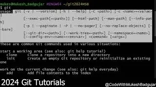Git Version Control | Git Basic To Advance 2024 | GitHub 2024 New Toturial EP-1