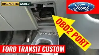 Ford Transit Custom OBD2 Port Location