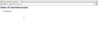 PHP Security: Directory listing