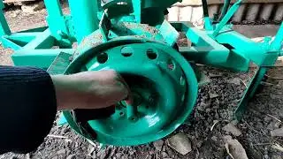 Самодельная картофелесажалка до мотоблока. Обзор.    Homemade potato planter to walk-behind tractor.