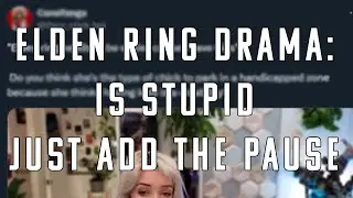 Elden ring drama: the pause button