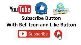 Free YouTube Subscribe Button Animation | Project Free Download Available - In Description