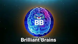 MY CHANNEL INTRO ||BRILLIANT BRAINS||DIY