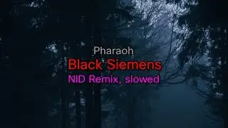 Pharaoh - Black Siemens (NID Remix, slowed) (текст песни)