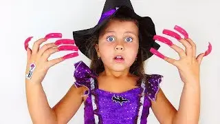 Milan and bedtime story for kids of the night about Halloween and dressup