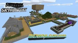 Map download.Survival skyfactory(MCPE)