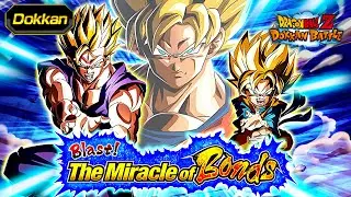 BLAST! THE MIRACLE OF BONDS (LR KAMEHAMEHA FAMILY) STAGE | DBZ DOKKAN BATTLE