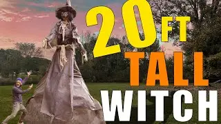 The Ultimate DIY Halloween Project: A Massive 20 Foot GIANT Witch Prop