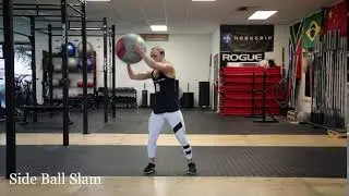 Side Ball Slam Davis Strength