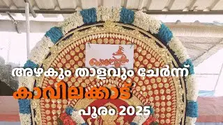 കാവിലക്കാട് പൂരം 2025 | ശാന്തമായി ഭംഗിയിൽ വേറിട്ട്‌ നിന്ന് കാവിലക്കാട് പൂരം