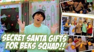 SECRET SANTA GIFTS FOR BEKS SQUAD (BONGGA NG MGA REGALO) | CHAD KINIS