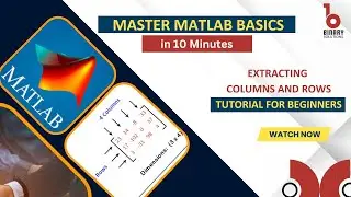 Matlab Tutorial for Matrix Rows and Columns extraction | Learn for free