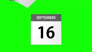 Calendar Green Screen Effects | Green Screen Studio