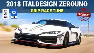 Forza Horizon 5 - 2018 Italdesign Zerouno - S2 Class Grip Race Tune (MEMBERS ONLY)
