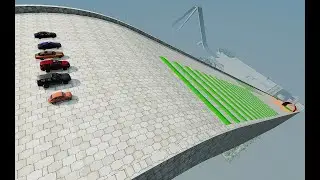 Satisfying Car Jump Crashes #06 - BeamNG.Drive | Crazy Gamiyo