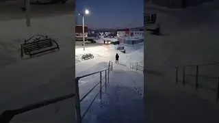 Катания с горок Мыски Автовокзал