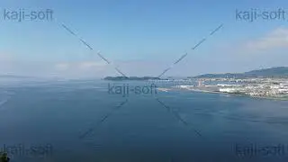 ドローン空撮映像・愛知県・三河湾・西浦半島・遠景