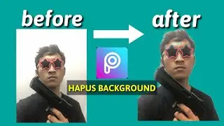 CARA MENGHAPUS BACKGROUND FOTO DI PicsArt DENGAN CEPAT DAN MUDAH