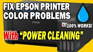 Epson Printer Not Printing Colors? Fix with Power Cleaning (100% Works!)