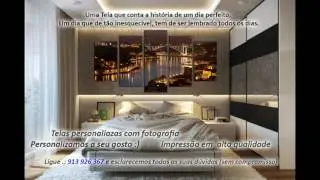 Telas decorativas personalizadas com fotografia