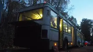 Запуск автобуса Ikarus 435.17 после долгого простоя