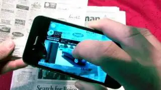 Augmented reality Newspaper and type print ads
