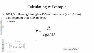 CE 331 - Class 8 (7 Feb 2019) Hardy Cross Method (loop method) for pipe networks