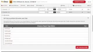 How to create new line items in the ProDocs Estimate editor