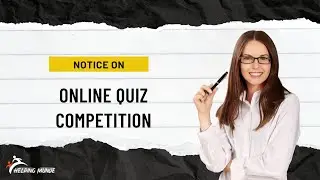 How To Write Notice On Online Quiz Competition