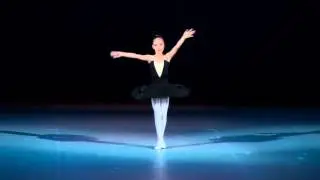 Dance of the little black swan at the Bolshoi Theatre