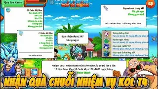 Ngọc Rồng Online - Nhận Thưởng Chuỗi Nhiệm Vụ KOL Tháng 4 