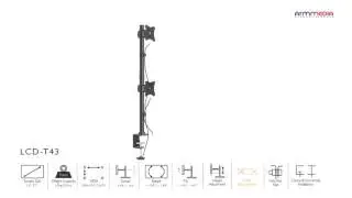 Настольный кронштейн для мониторов ARM MEDIA LCD-T43