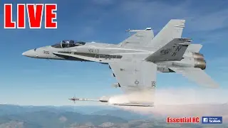 LIVE ! DIGITAL COMBAT SIMULATOR F/A-18C MK-20 ROCKEYE BOMBING AND CARRIER OPS