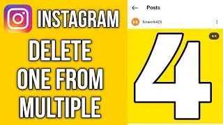 How To Delete One Photo From Multiple Photos On Instagram After Posting
