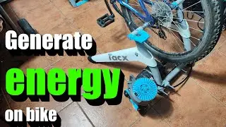 Generate free energy using bike trainer - Tacx Smart Flow