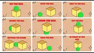 All prepositions of Place & Movement  in 3 minutes | Easy Teaching way for learners #prepositions