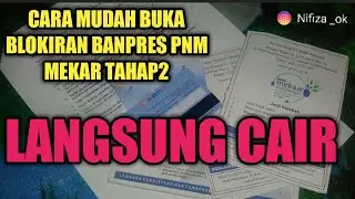 CARA BUKA BLOKIR BANTUAN UMKM BNI PNM MEKAR | 2021